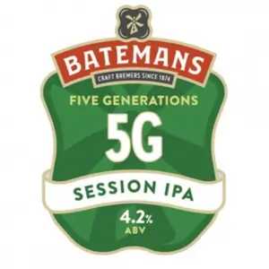 Batemans brewery 5G pump badge